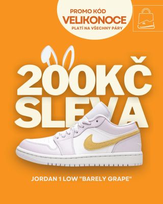 Velikonoční nadílka je tady! 🐣🎁 Použij kód VELIKONOCE a ušetři na svém novém páru tenisek 👟 Platí jen omezenou dobu, tak...